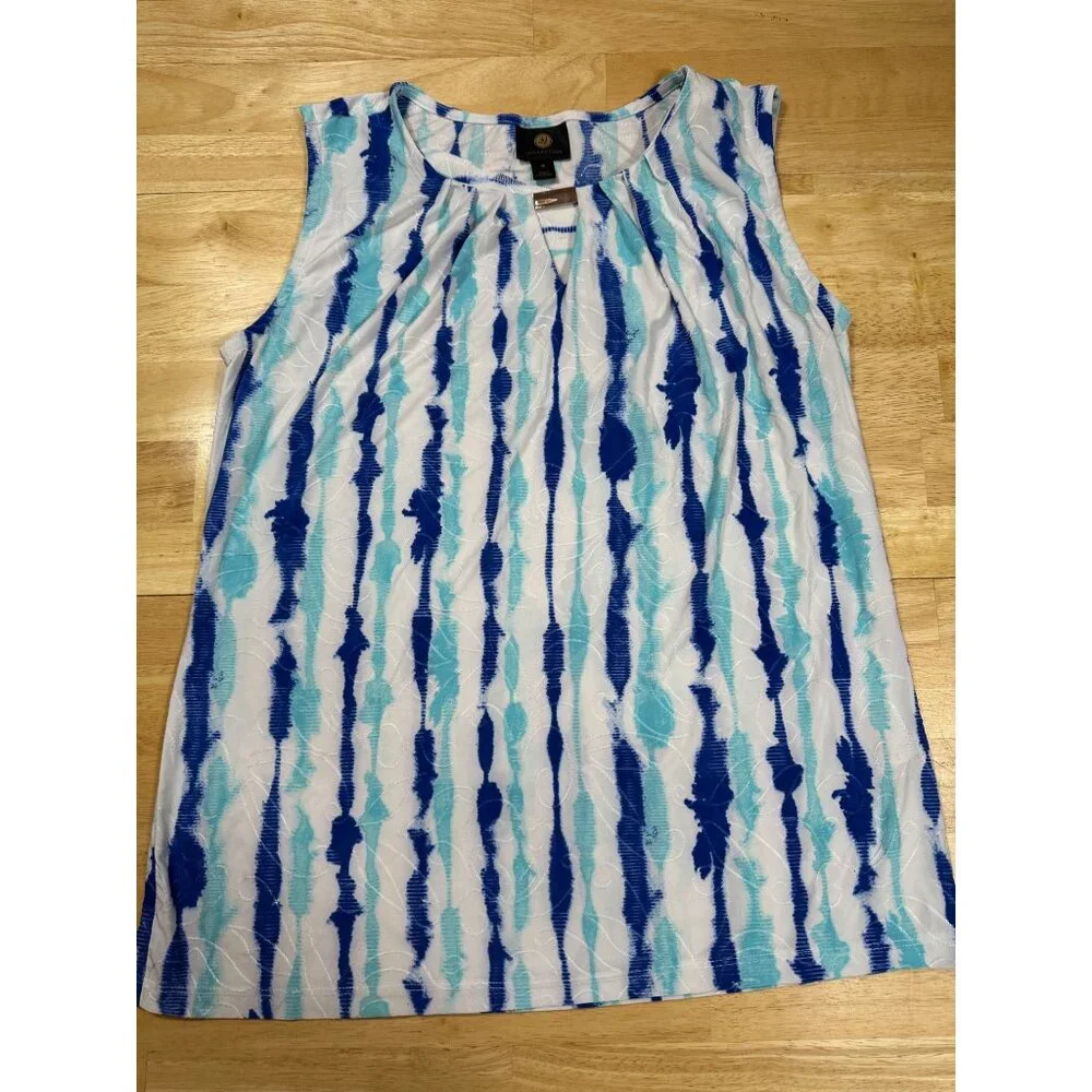 Sleeveless Tank Top with Stripes Size M - Picture 4 of 4